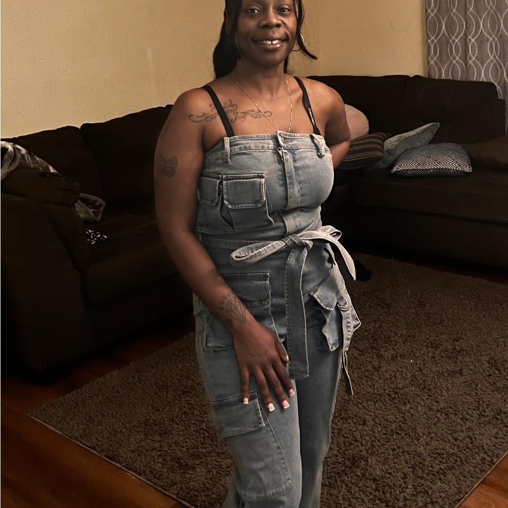 Women's Denim Jumpsuit